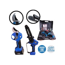Hyundai HCS308XP + Lasercut 40XP Akülü Budama Seti Çift Akülü Profesyonel Bahçe Bakım Seti