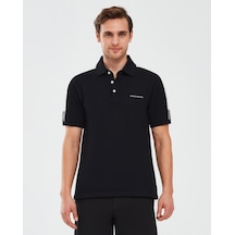 Skechers Polo Shirt M Short Sleeve Erkek Siyah Tshirt S221047-001