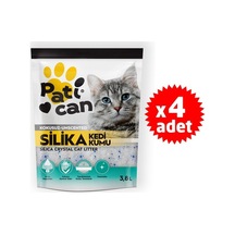 Patican Silika Kristal Kedi Kumu 4 x 3800 ML