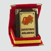 Cosmotex 11462569-kırmızı Hayatımın Anlamına Plaketi-kırmızı Çok Renkli