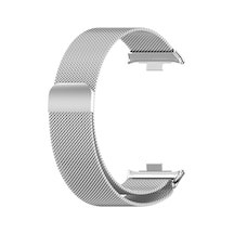 Caseonn Huawei Watch Fit 5 Pro Kordon Manyetik Metal Hasır Kayış Gümüş