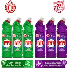 Hyper Hypo Ultra Çamaşır Suyu Çam + Lavanta 6 x 750 G