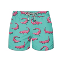 John Frank Erkek Çocuk Deniz Şortu kjfsssw05-crocodile-blue-13099 001