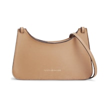 Tommy Hilfiger Kadın Çapraz Çanta Aw0aw18619rbc-14856 Koyu Bej
