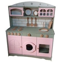 Üç Kapaklı Boyalı Mutfak Seti