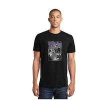 Undertale Klash Klam Baskılı Siyah Erkek Tshirt
