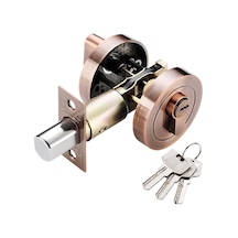 Suntek Kilitli Kapı Kilidi Çağdaş Kırmızı-bakır