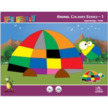Zet Puzzle Animal Colours Series-1 Kaplumbağa/Turtle