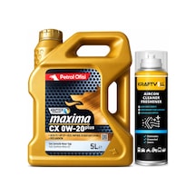 Petrol Ofisi Maxima Cx 0w-20 Plus Motor Yağı 5 L  + Klima Bombası 200 ML