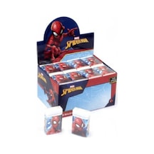 Şahin Spiderman Dikdörtgen Silgi- 40374 St. 24'lü Paket