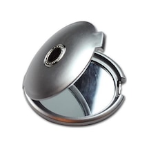 Nascita Yuvarlak Cep ve Çanta Makyaj Aynası Gri