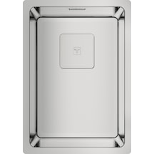 Teka Fle x linea Rs15 2B 27.40 Tek Hazneli Tezgahüstü/Tezgahasıfır (Flush) Tezgahaltı Paslanmaz Çelik Eviye - 115000016