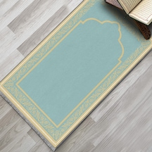 Evaşk Namazlık Dokuma Halı Kaymaz Muslumana Seccade80 x 130 Turkuaz EVASK801I66