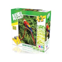 Ks Games 100 Parça Puzzle Animal Planet Papağan