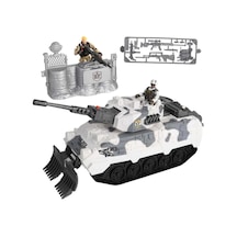 Mey İthalat Sesli Ve Işıklı Soldier Force Kar Tankı Oyun Seti