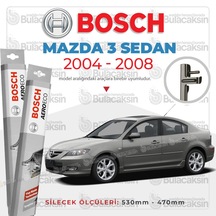 Mazda 3 Sedan Muz Silecek Takımı 2004-2008 Bosch Aeroeco