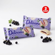 Delisana Beyaz Çikolatalı Frenk Üzümü Aromalı Jöle Dolgulu Kek 135gr 2 Adet
