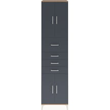 Hyperion Dolap 3 Raflı 4 Çekmeceli 4 Kapaklı 60x44x243 Çam-an... Çam