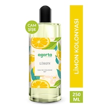 Agarta Cam Şişe 80 Derece Limon Kolonyası 250 ML