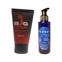 Big Lover Erkeklere Özel 50 Ml Jel 50 Ml Maximum Strength Hardening Gel For Men + Playboy Natural Personal Lubricant 125 Ml Lubricant Gel Jel