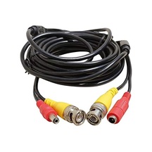Bnc-bnc Kablo+power Kablo Dişi-erkek Jacklı 5 Metre