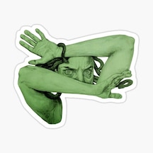 Medusa Sticker Yapıştırma Etiket 19cm