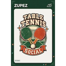Zpz695 Table Tennis Social Ütüyle Uygulanabilir Transfer Baskı - 911529875