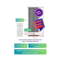 Plise-Pileli Akordiyon Kapı Pencere Katlanır Sineklik