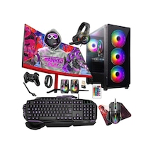 Turbox TX5271 i5-9400F 16 GB 512 GB SSD 8 GB RX580 23.6" Free Dos Masaüstü Oyuncu Bilgisayarı