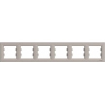 Schneider Eph5800669 Asfora Bronz Altılı Yatay Çerçeve