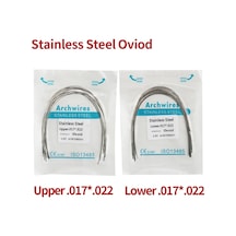 10packs 100 Adet Paslanmaz Çelik Ss Braketi Tel Oround Yuvarlak Dikdörtgen Yellow