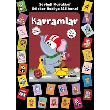 Kavramlar - Stickerlı 3+ Yaş - Afife Çoruk - Panda