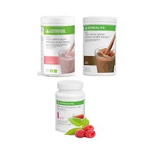 Herbalife 1 Ad. Çikolata Shake 1 Ad. Ahududu Beyaz Çikolatalı Shake Ve 1 Ad. Ahududu 50 Gr Çay