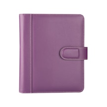 Organizer Ajanda Tarihsiz Kareli 4 Halkalı 19.5x23 CM - Lila