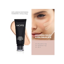 Cosmetics Luminous Moisturizing 02 Natural Beige Nemlendirici Etkili Spf 15 Kapatıcı Fondöten Çok Renkli