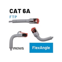 Irenıs 1 Metre Beyaz Cat6a U/ftp 90 Bükülebilir Kablo Irenıs 1 Metre Beyaz Cat6a U/ftp 90 Bükülebilir Kablo