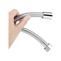 S&m Home Krom Kaplamalı İp Örgülü Paslanmaz Duş Hortumu 150 Cm 6998