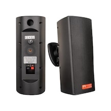 Hubrendy Sh Magicvoice Mv-26 2x7,5 Cm 50w 3 Yollu Siyah Sütun Hat Trafolu Hoparlör 2'li Takım