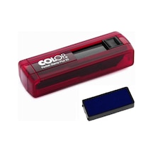 Colop Cep30 Kaşe Kırmızı Kasa Mavi Keçe - 18 x 47 MM