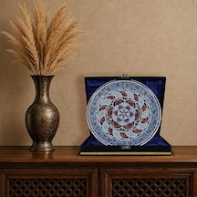 E38 El İşçiliği Çini Tabak 25 Cm - 6659