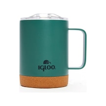 Çelik Mug Termos - Igloo - Cork - 350ml - Yeşil - 205696 Çok Renkli