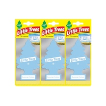 Little Trees 3'lü set Summer Cotton - Yaz Esintisi Oto Kokusu