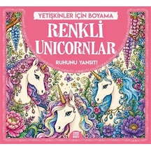 Renkli Unicornlar / Yetişkinler İçin Boyama