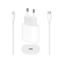 Apple Uyumlu iOS MHJE3TU/A 20 W USB-C Güç Adaptörü + Type-C to Lightning Kablo
