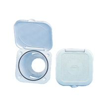 Case For Shower Head Square W-Lid 95x95mm White
