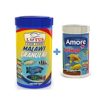 Malawi Granulat 1000ml ve Cichlid Mix Granules 250ml Balık Yemi