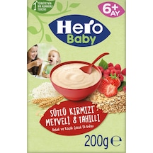 Hero Baby Kırmızı Meyveli 8 Tahıllı Kaşık Maması 200 G