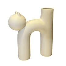 Seramik Kedi Vazo Vz262-7