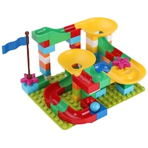Çok Fonksiyonlu Bina Masası Öğrenme Oyuncak Bulmaca Çocuklar İçin Montaj Oyuncak, Stil: 76 Blok