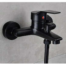 Sardıcı Banyo Lavabo Bataryası Musluk Siyah